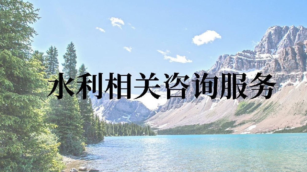 水利相关咨询服务